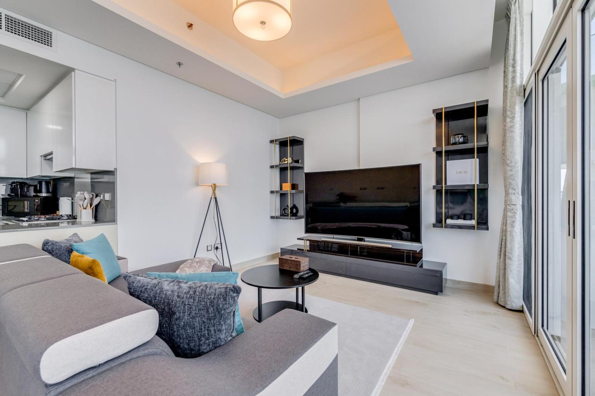 Luxury Azizi Mina Beachfront Apartments Dubai Bagian luar foto